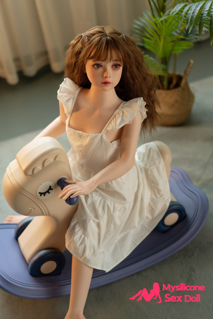 AXB Doll 100cm/3.28ft Mini Flat Chested Silicone Sex Doll-Emma 3