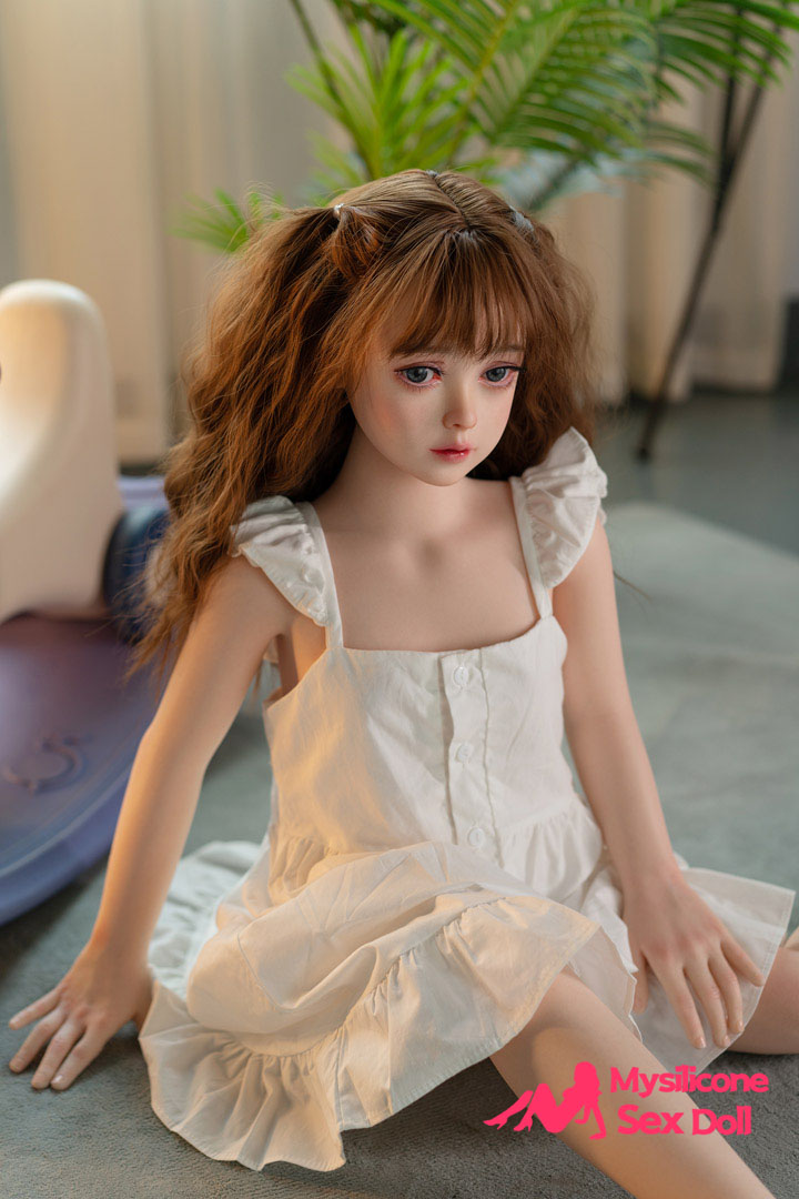 AXB Doll 100cm/3.28ft Mini Flat Chested Silicone Sex Doll-Emma 12