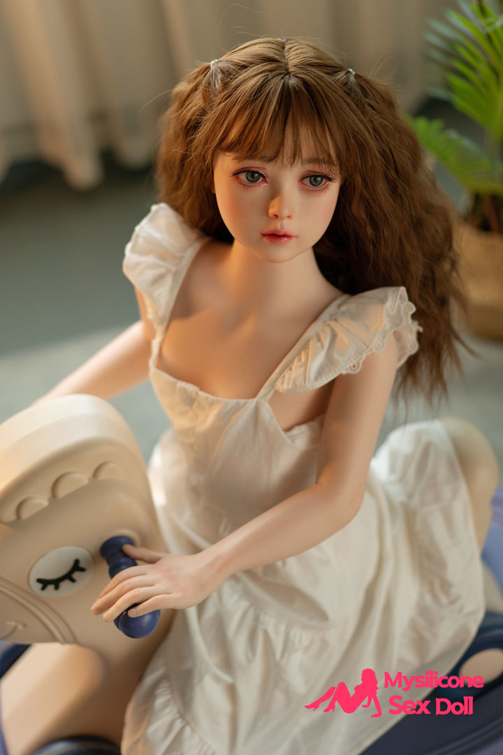 AXB Doll 100cm/3.28ft Mini Flat Chested Silicone Sex Doll-Emma 6